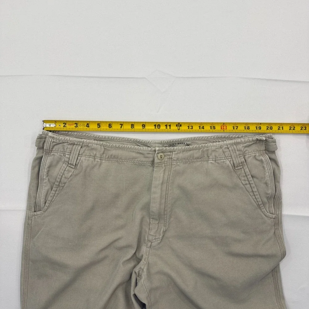 Tommy‎ Bahama Relax Chino Pants Mens 40 Khaki Tan Silk Cotton Blend Straight Leg
